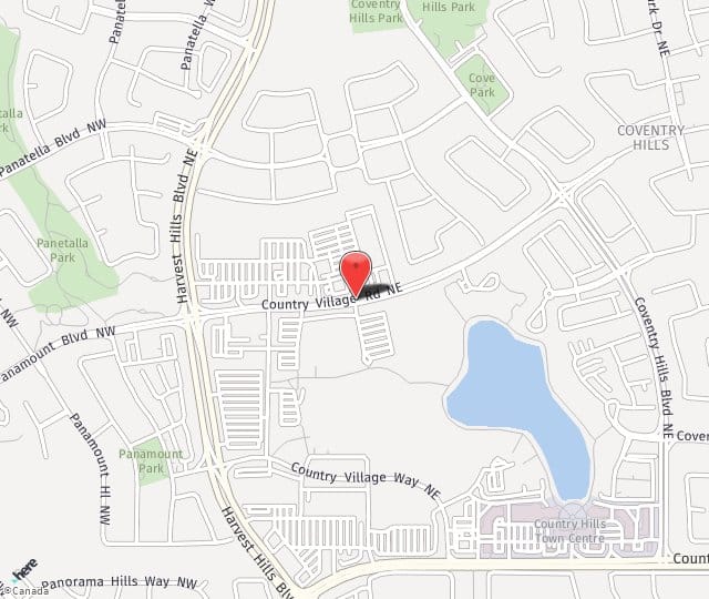 Location Map: 130 Country Village Rd NE Calgary, Alberta T3K 6B8